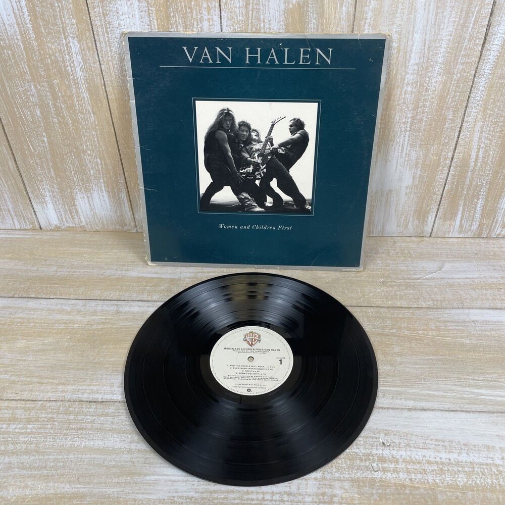 Van Halen: Women and Children First LP 1980 Vinyl Record WB HS-3415 VG+